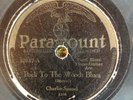 Paramount 12817 Charlie Spand BACK TO THE WOODS 78 rpm  1929 piano Blues poor