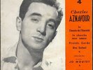 CHARLES AZNAVOUR 4 LE CHEMIN DE L’ETERNITE RARE 45T EP 1957 2ème tirage 460V154