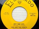 GIN & the GENTS mint minus Sweet soul 45 BOY AND GIRL b/w DREAMS FOR SALE kz116