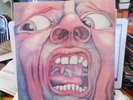 KING CRIMSON IN THE COURT OF THE CRIMSON KING VINYL LP EX PINK RIM 9111