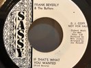 Frank Beverly & The Butlers 