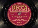 78 RPM -- Cuarteto Caney (with Machito), Decca 21002, E/E- Latin - Cuban - Son