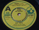 DEEP PURPLE fireball/demon's eye 1971 UK HAR5045 1ST PRESS DEMO 45 EX
