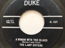 SOUL FUNK The Lamp Sisters WOMAN WITH THE BLUES Duke 45 rare Canadian pressing