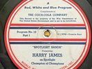HARRY JAMES COCA COLA SPOTLIGHT BANDS 12