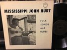 MISSISSIPPI JOHN HURT Folk Songs and Blues 1963 ORIG GLP 13157