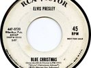 Elvis Presley USA PROMO/DEMO DJ copy Blue Christmas Wooden Heart 447-0720