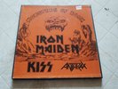 IRON MAIDEN    - KISS -ANTHRAX  -  lp'  - box-
