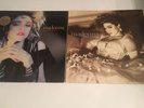 2x Vintage Madonna The First Album Like A Virgin Vinyl LP Music Records Bundle