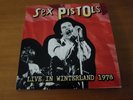 THE SEX PISTOLS  - live in winterland 1978  - 7'  - CLEAR  VINYL -PUNK