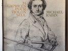 PAGANINI 24 Caprices pour violon MICHAEL RABIN French Capitol SPBR 8477 STEREO