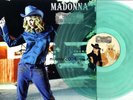 MADONNA - WELCOME TO THE PARTY BRIXTON ACADEMY GREEN VINYL LP + STICKER SET MINT