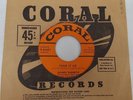 JOHNNY BURNETTE TRIO Tear It Up / You're Undecided RARE 45 Coral 9-61651 CLEAN