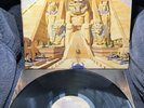 IRON MAIDEN POWERSLAVE LP UK FIRST PRESSING TEXTURED SLEEVE