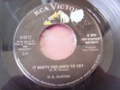 Early Northern Soul H B Barnum It Hurts Too Much To Cry RCA HEAR