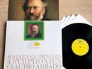 BRAHMS Complete Symphonies CLAUDIO ABBADO 1stPress DGG 4LP Box MINT