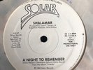 MODERN SOUL BOOGIE 12” SHALAMAR A Night To Remember SOLAR WLPROMO