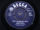 DANNY RIVERS   Can't You Hear My Heart   NEAR MINT   1961 UK DECCA F 11294   RGM
