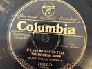 Columbia 14343D BLIND WILLIE JOHNSON If I Had My Way GRATEFUL DEAD 78 rpm  V+