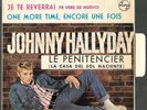 45t original 2EME V erreurs  EP ESPAGNE JOHNNY HALLYDAY 434 955 le pénitencier