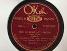 CLARENCE WILLIAMS BLUE 5 - ‘PILE OF LOGS AND STONE’ TRUETONE OKEH, MEGA RARITY