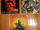 The Exploited - Let's Start A War GATEFOLD Death before Dishonor The Massacre