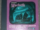 Shakespeare's Macbeth Maurice Evans Judith Anderson 5 Disc 78 RPM Complete EX