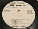 Va Gospel 45 size EP 6 songs PINE MOUNTAIN RECORDS THE PHIPPS FAMILY LLP227