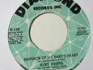 rare northern soul 45 KURT HARRIS emperor of my baby's heart DIAMOND listen