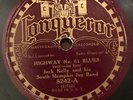 Jack Kelly & South Memphis Jug Band Highway No 61 Blues 78 rpm Conqueror E