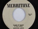 Reggae 45 HOPETON LEWIS Take It Easy MERRITONE HEAR