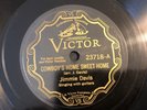 JIMMIE DAVIS Victor 23718 Cowboy Home Swwet Home/He Was a Good Man Near Mint