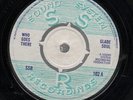 Glade Soul / Silhouettes Who Goes There / Shook A Lady Sound System Recordings 7