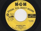 TwinSpinTxs Rockabilly BUCK GRIFFIN Stutterin' Papa/Watchin' 7:10 Roll By HEAR