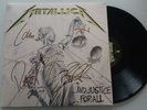 METALLICA AND JUSTICE FOR ALL LP SIGNED AUTOGRAPHED  SLAYER HARDWIRED RARE