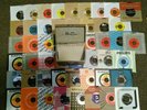 Platter-pak 45 Record Case w/50 EX ORIG Press & Sleeves Beatles Stones 60s INDEX