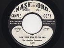 '56 Close Harmony Black Gospel GOLDEN TRUMPETS Plow Your Row To the End M- HEAR
