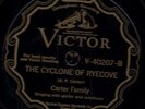 78-PW CARTER FAMILY-HOMESTEAD ON THE FARM/CYCLONE OF RYECOVE on VICTOR 40207-