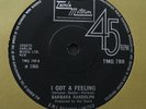 BARBARA RANDOLPH - I GOT A FEELING TMG 788 1971 Motown VG+ Vinyl Record