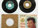 2 RITCHIE VALENS 45 RECORDS PICTURE SLEEVE LITTLE GIRL WE BELONG TOGETHER DONNA
