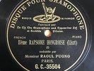 French 78 10'' Raoul Pugno Black G&T 35504 Liszt  IIeme Rapsodie Hongroise