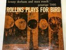 Sonny Rollins Quintet Lp ROLLINS PLAYS FOR BIRD Prestige 7095 VG 1956 Dorham Roa