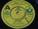 DEEP PURPLE fireball/demon's eye 1971 UK HAR5045 DEMO 1ST PRESSING 45 EX-