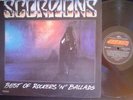 SCORPIONS lp BEST OF ROCKERS AND BALLADS argentina ID# 33866 PROMO-1990 MERCURY