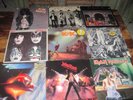 33 LP HEAVY METAL HARDROCK IRON MAIDEN JETHRO TULL ACDC RUSH RAINBOW KISS ZZ TOP