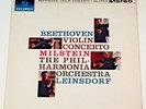 UK COLUMBIA SAX 2508 ED1 B/S LP NATHAN MILSTEIN BEETHOVEN VIOLIN CONCERTO EX+