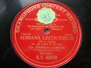 RARE 10” RED G&T – ENRICO CARUSO – ADRIANA LECOUVREUR