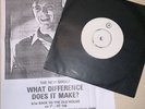 THE SMITHS   WHAT DIFFERENCE DOES IT MAKE, 7” Promo/White Label + Press Release