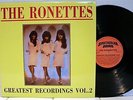 Rare Rock 'n Roll LP -  The Ronettes - Greatest Recordings Vol. 2 - Import