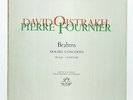 FOURNIER, OISTRAKH - BRAHMS double concerto ANGEL stereo LP EX++